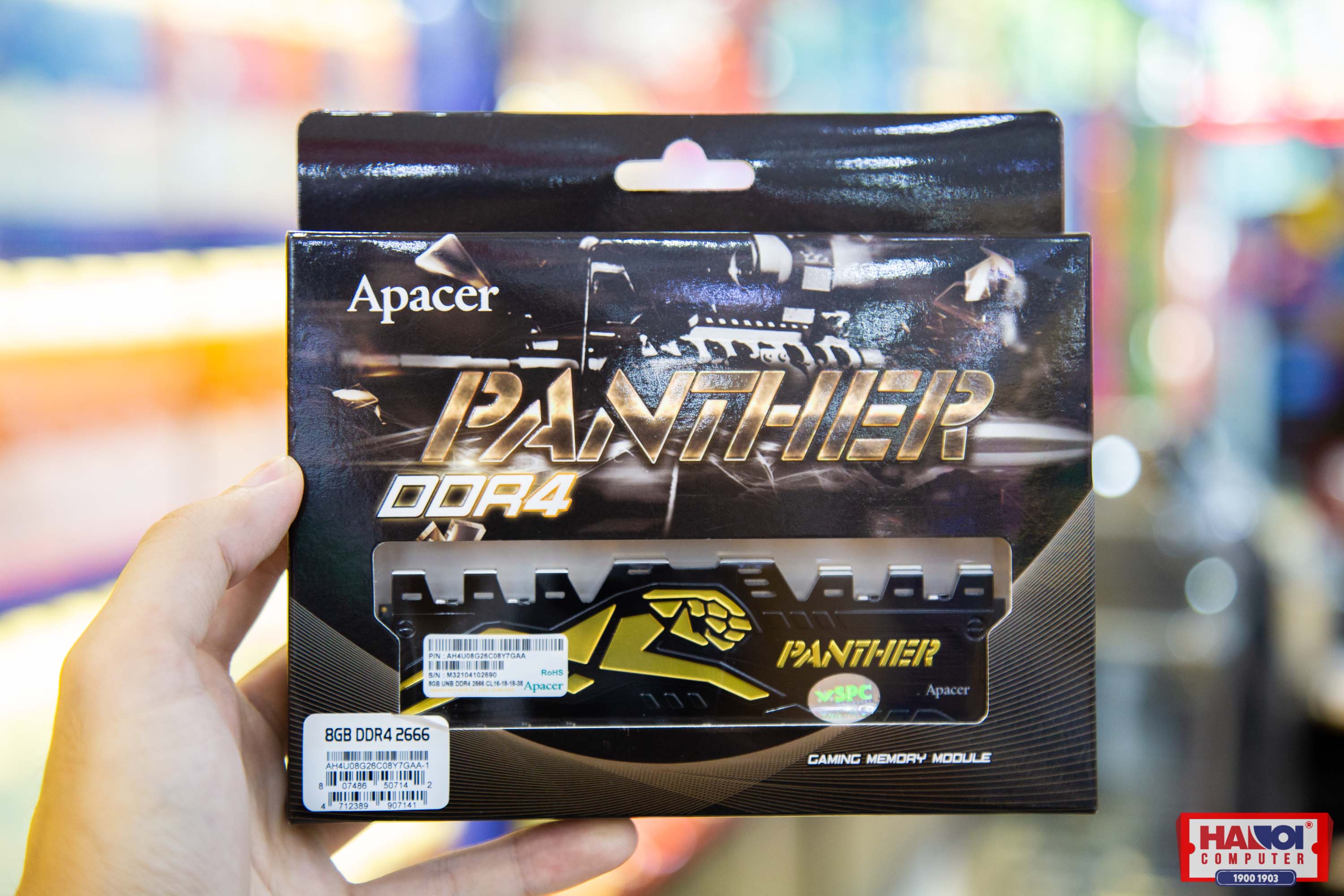 Ram Desktop Apacer OC Panther-Golden